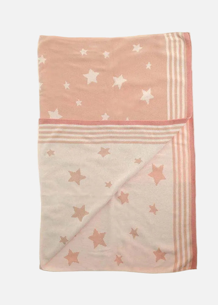Ziggle Baby - Pink Stars Blanket Blanket Ziggle Baby 