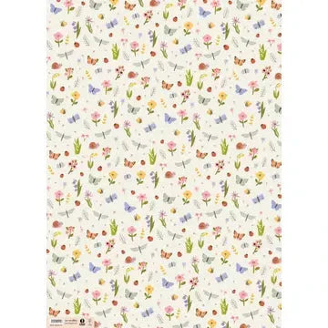 Gift Wrap Cards & Gift Wrap Little Mouse Baby Clothing & Gifts Butterflies & Flowers 