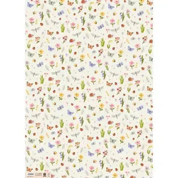 Gift Wrap Cards & Gift Wrap Little Mouse Baby Clothing & Gifts Butterflies & Flowers 