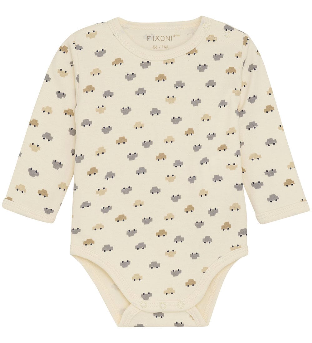 Car Organic Cotton Dungarees & Bodysuit Outfit Fixoni 