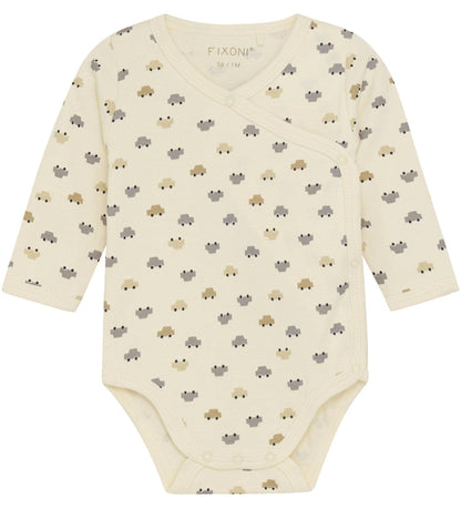 Organic Cotton Car Pattern Long Sleeve Bodysuit Bodysuit / Vest Fixoni 