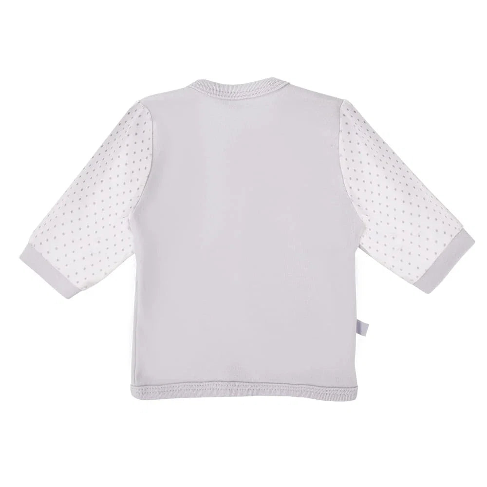 Early Baby Wraparound Top, Grey Top / T-shirt EEVI 