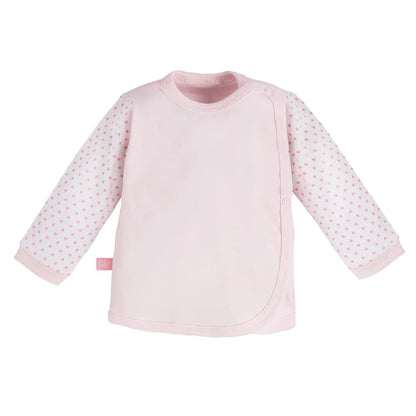 Early Baby Wraparound Top, Pink Top / T-shirt EEVI 