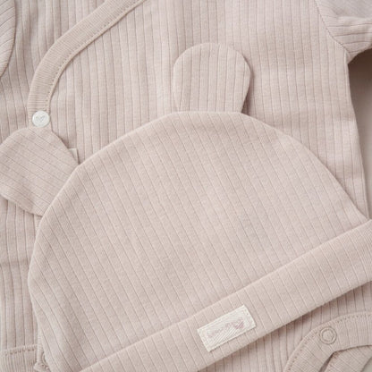 3 Piece Organic Baby Gift Set - Sand HomeGrown Baby