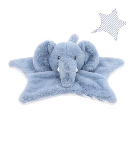 Cuddly Elephant Blanket 32cm - 100% Recycled Comforter Keel Toys 