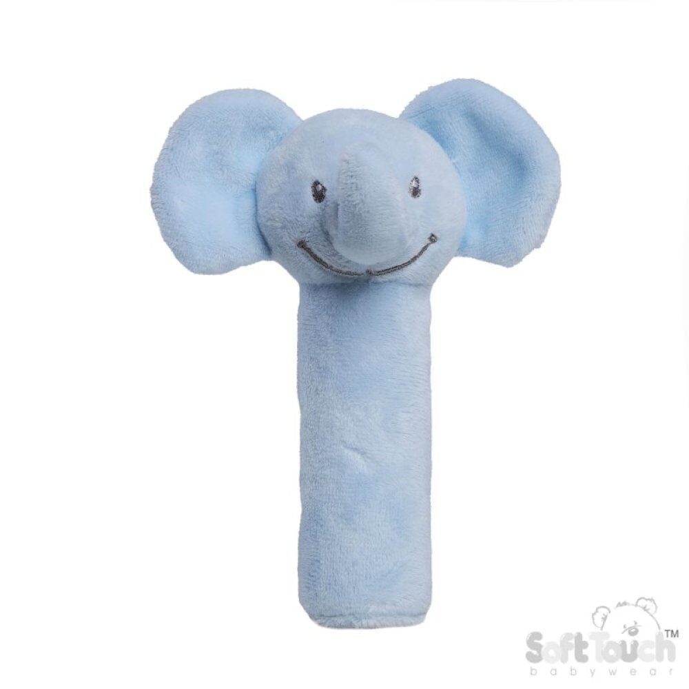 Blue Eco Elephant Squeaky Toy Toy Soft Touch 