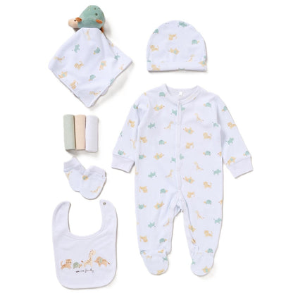 Animal Family 8 Piece Layette Set Set Rock a Bye Baby 