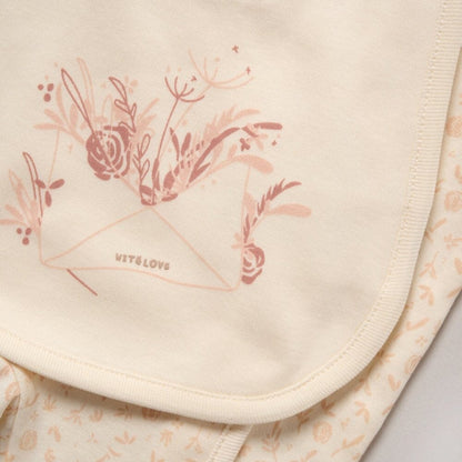 Flowers 3 Piece Layette Set Set Rock a Bye Baby 