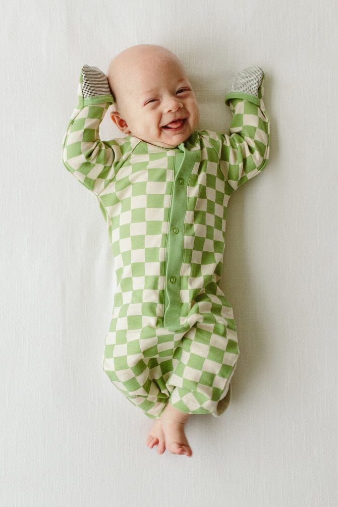 Baby Sleeping Bag / Gown - Green Cabana Sleeping Bag Goumikids 