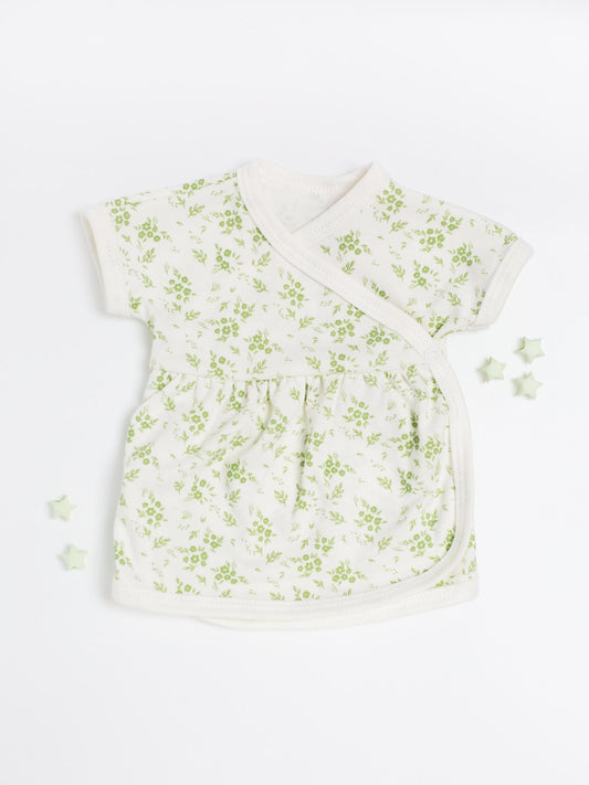 Dress, Apple Floral, Premium 100% Organic Cotton Dress Tiny & Small 