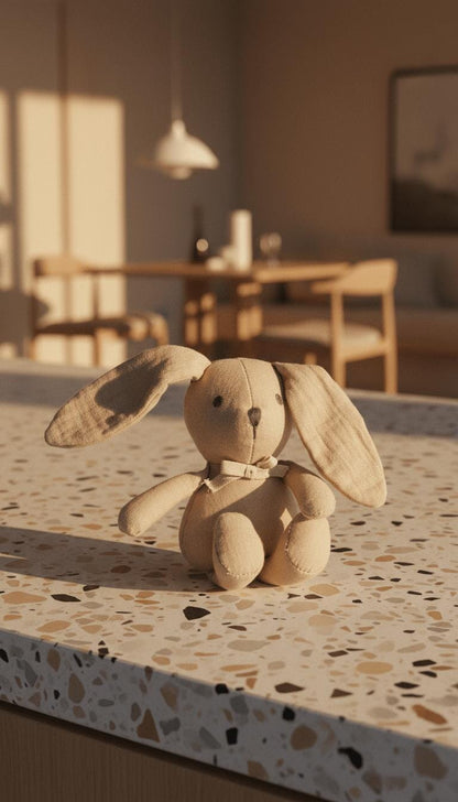 Cotton Beige Bunny Toy Toy Best Years 