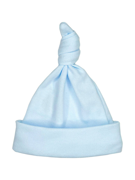 Premature Baby Hat, Light Blue, Knotted Hat Little Mouse Baby Clothing & Gifts 