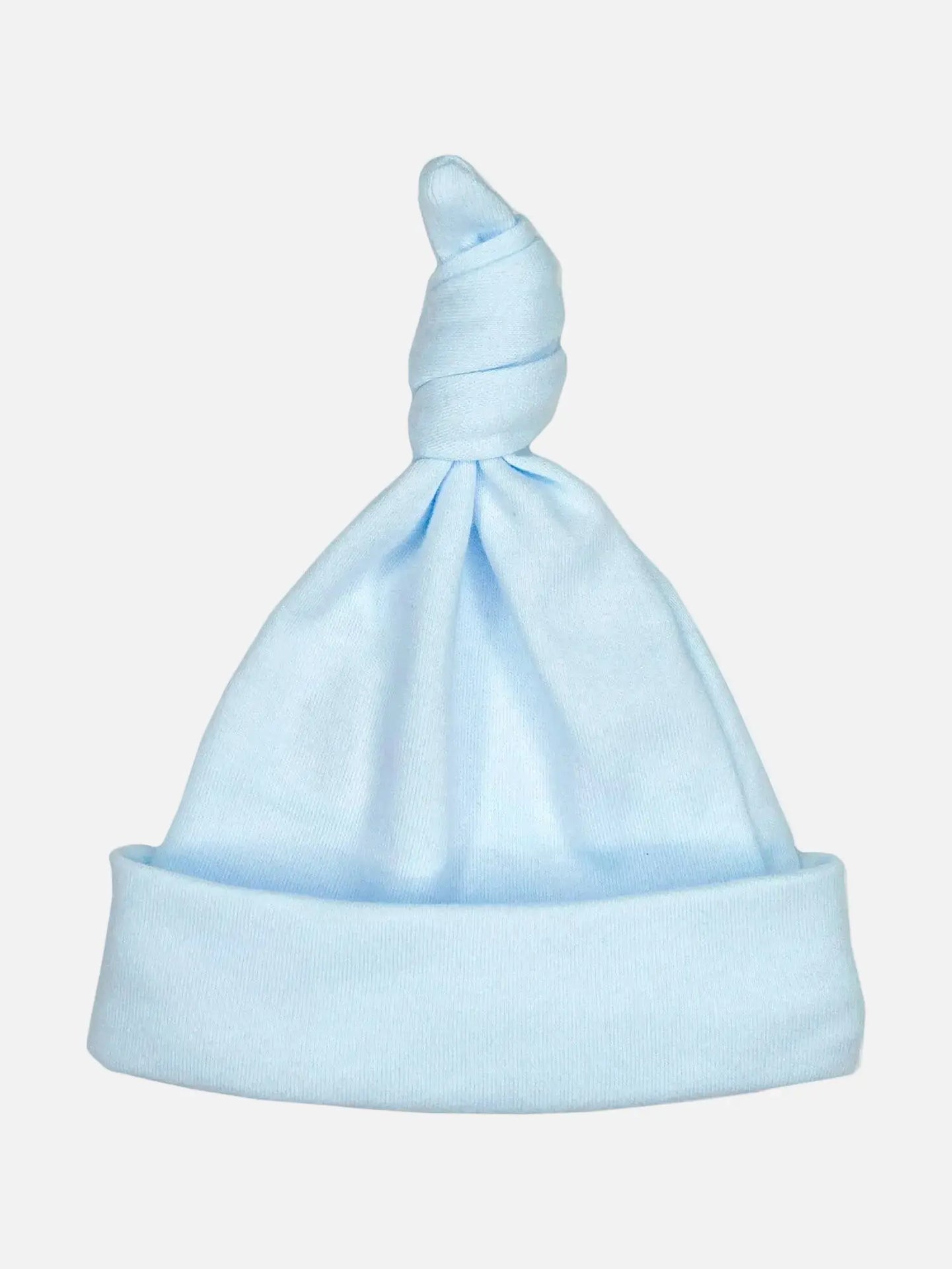 Premature Baby Hat, Light Blue, Knotted Hat Little Mouse Baby Clothing & Gifts 