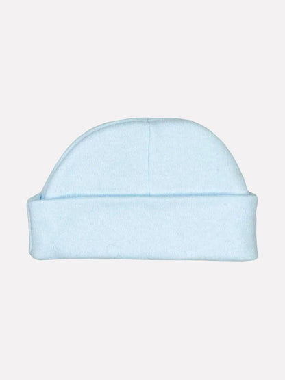 Blue Round Premature Baby Hat Hat Soft Touch 
