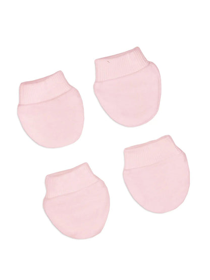 Pink premature baby scratch mitts 2 pack by Tiny Baby