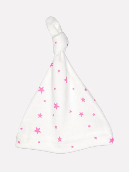 Pink Stars Knotted Premature Baby Hat Hat Little Mouse Baby Clothing & Gifts 