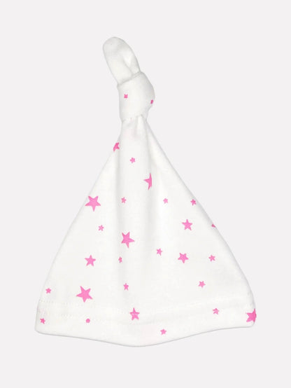 Pink Stars Knotted Premature Baby Hat Hat Little Mouse Baby Clothing & Gifts 