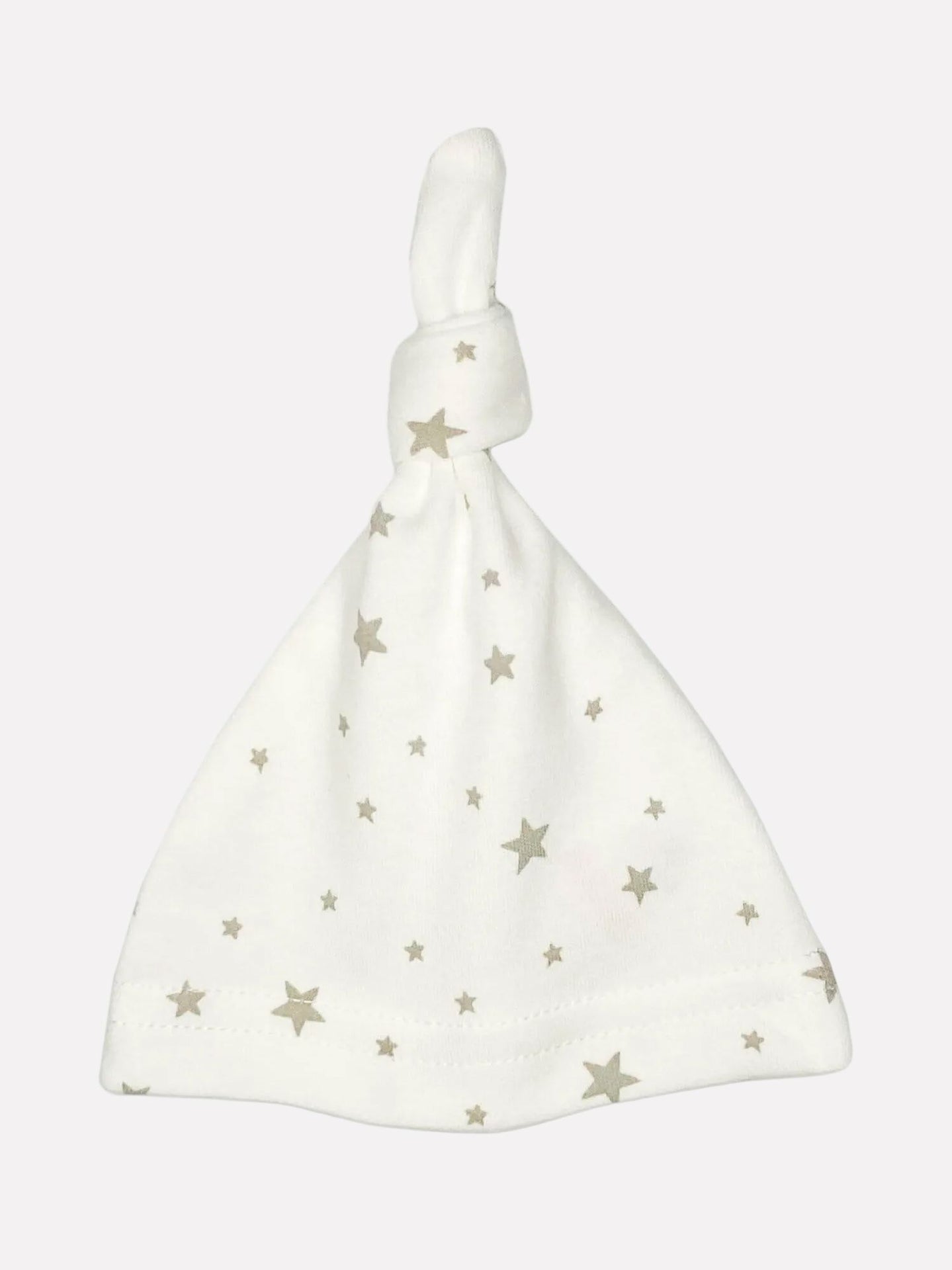 Cream Grey Stars Knotted Premature Baby Hat Hat Little Mouse Baby Clothing & Gifts 