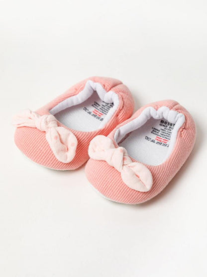 Pink Crinkle Muslin Romper & Shoes Lilly & Jack