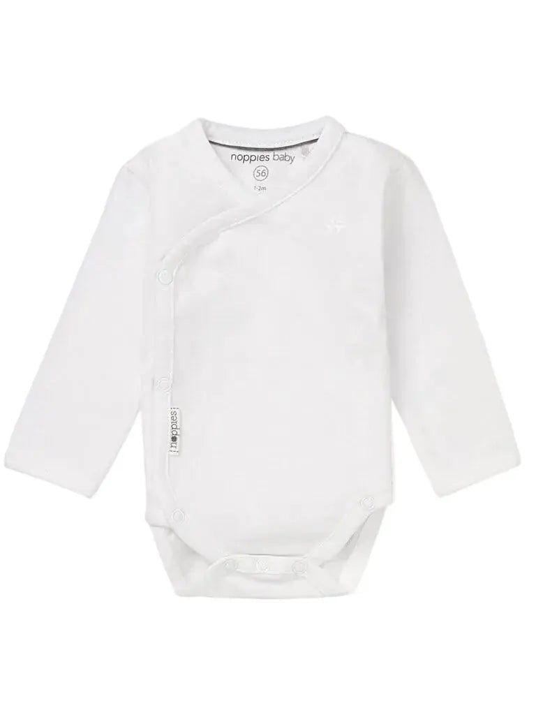 Long Sleeve Wrap-over Vest - Organic Cotton Bodysuit / Vest Noppies 