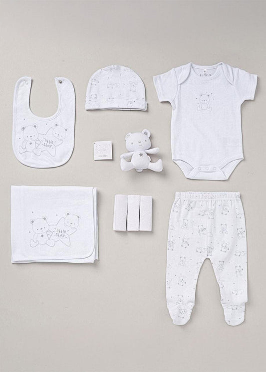 10 piece layette "Teddy" Set Rock a Bye Baby 