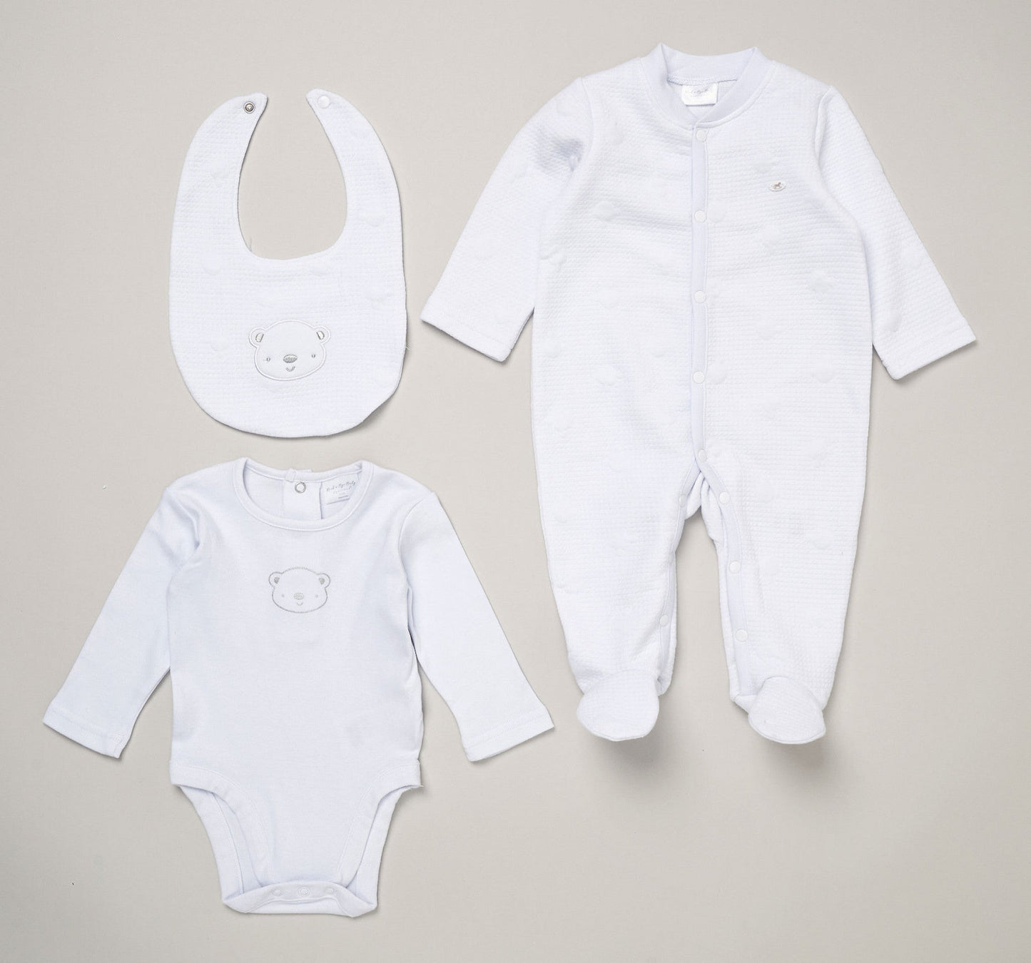Teddy Textured Layette Set Set Rock a Bye Baby 