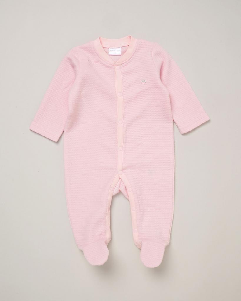 Heart Textured Layette Set Set Rock a Bye Baby 