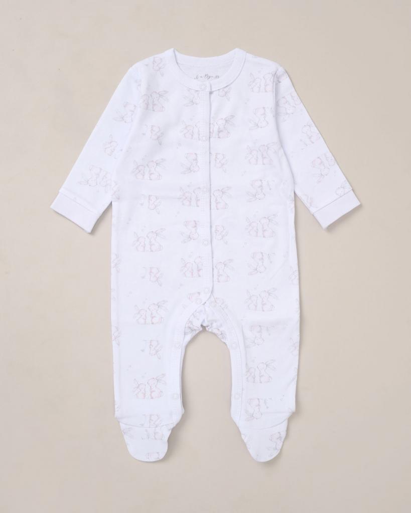 "I Love You" Rabbit design 5 Piece Layette Gift Set - 3 sizes. Set Rock a Bye Baby 