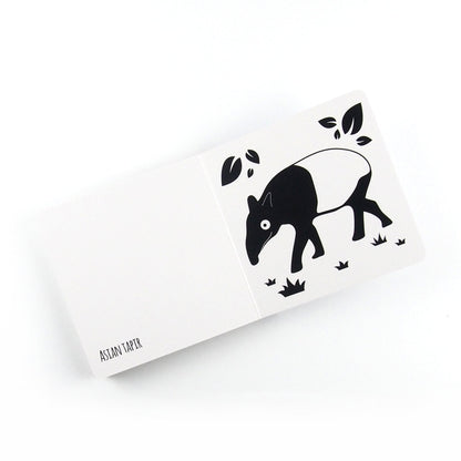 High Contrast Baby Book - Southeast Asian Animals Book The Little Black & White Book Project 