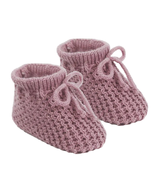 Dusky Pink Booties Booties Soft Touch 