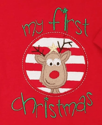 My First Christmas Premature Baby Bodysuit Bodysuit / Vest Little Lumps 