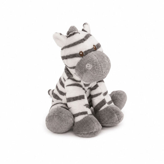 Plush Zebra Rattle Toy Suki 