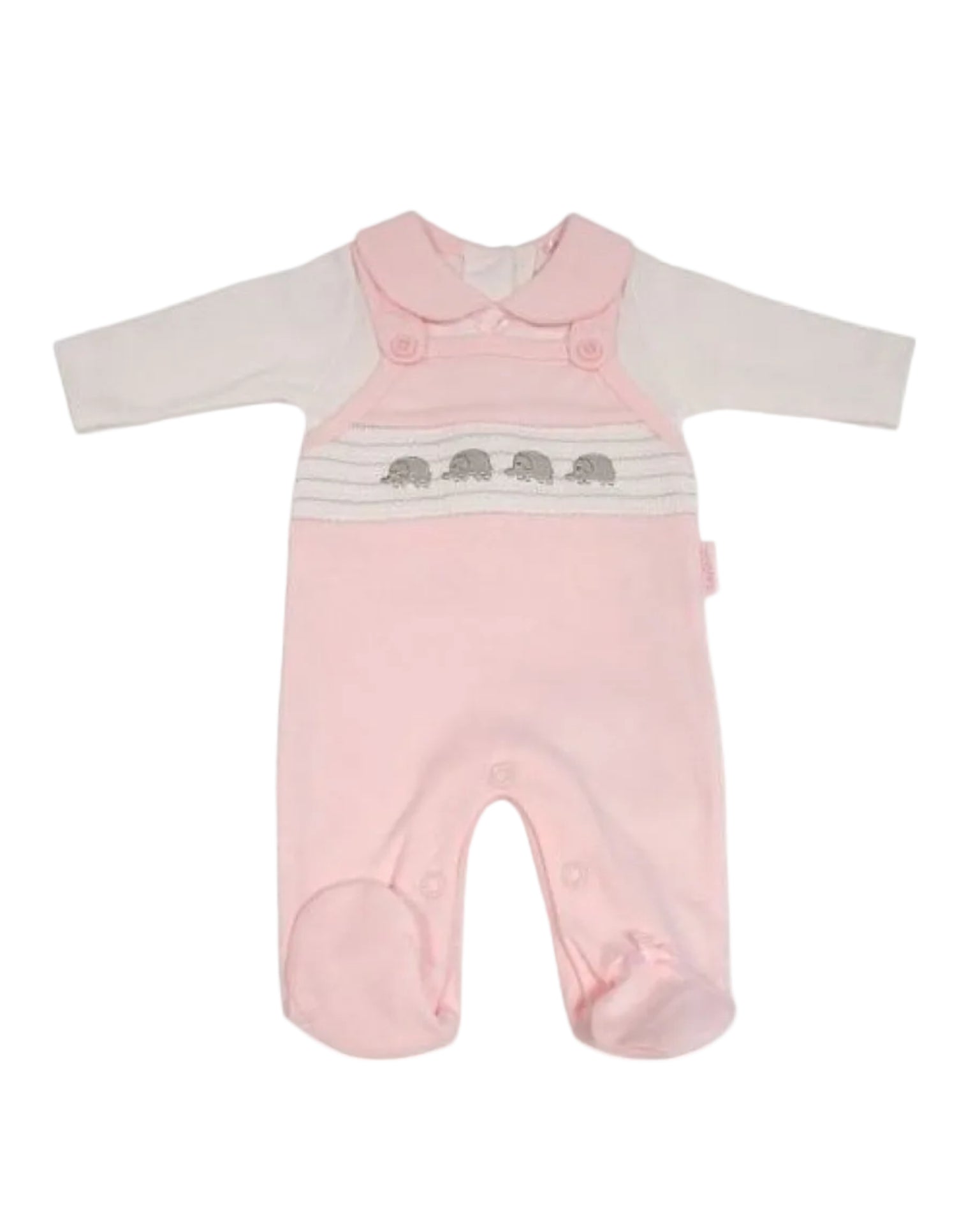 Smocked "Elephant" All In One Dress Tiny Chick 