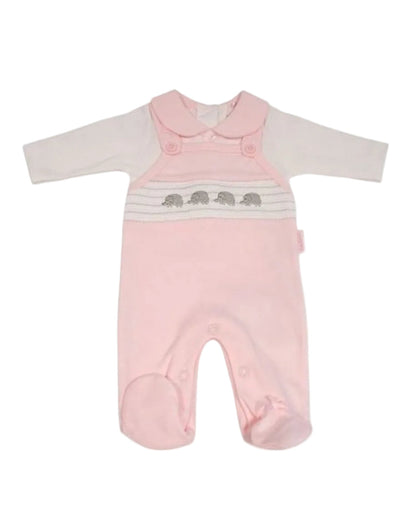 Smocked "Elephant" All In One Dress Tiny Chick 
