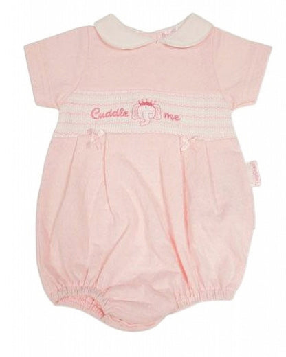 "Cuddle Me" Pink Romper Dress Tiny Chick 