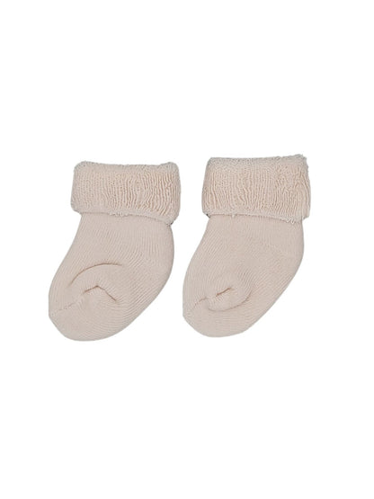 Taupe Towelling Stay-on Premature Baby Socks Little Mouse Baby Clothing & Gifts