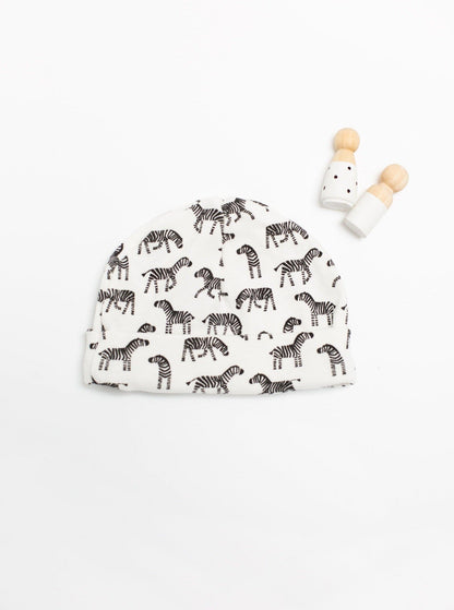 Zebras Gift Box - Incubator Vest, Hat & Muslin Gift Set Little Mouse Baby Clothing & Gifts 