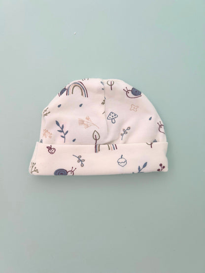 Preemie Round Hat, Acorn Wood Hat Tiny & Small 