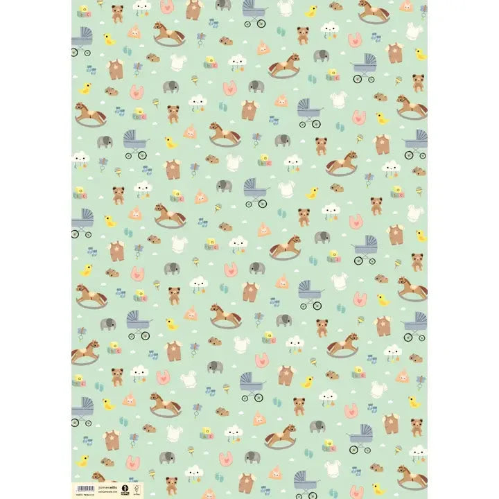 Gift Wrap Cards & Gift Wrap Little Mouse Baby Clothing & Gifts New Baby 