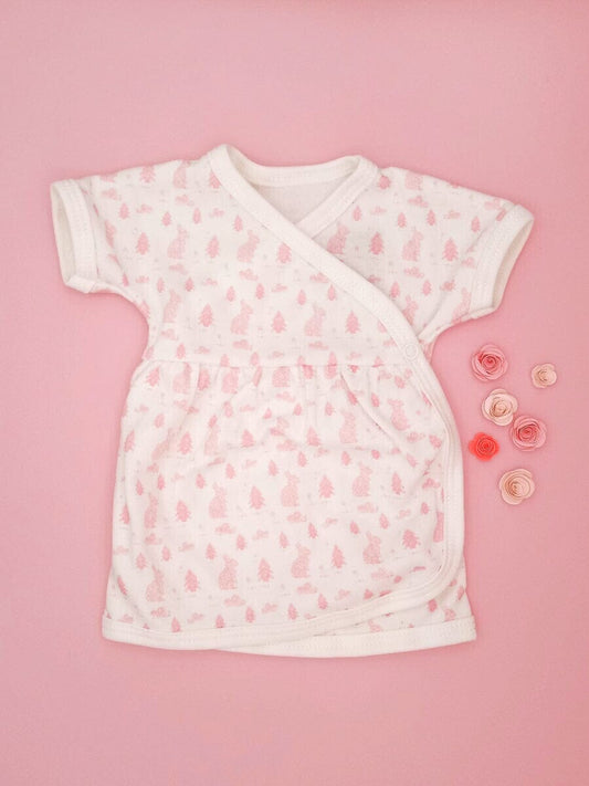 Dress, Bunny Meadow, Premium 100% Organic Cotton Dress Tiny & Small 