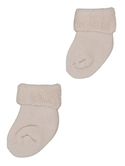 Taupe Towelling Stay-on Premature Baby Socks Little Mouse Baby Clothing & Gifts