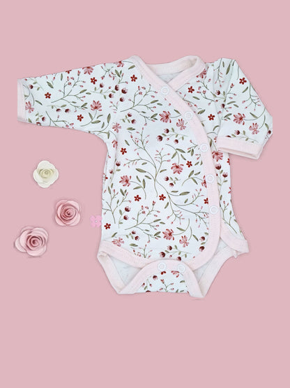 Premature Baby Girl Bodysuit, Blossom Bodysuit / Vest Tiny & Small 