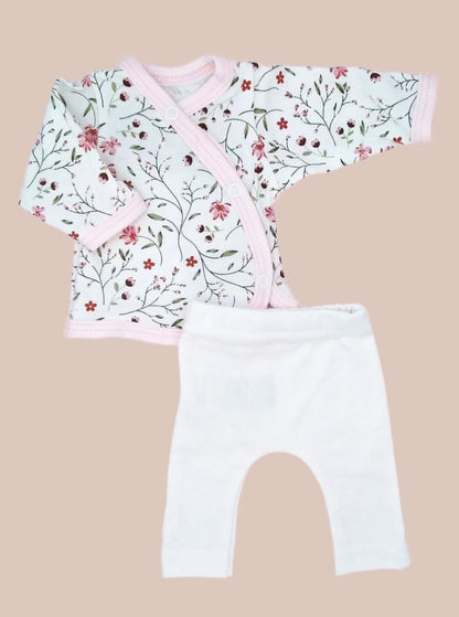 2 piece wrap top & trouser set, Blossom Top & Trousers Tiny & Small 