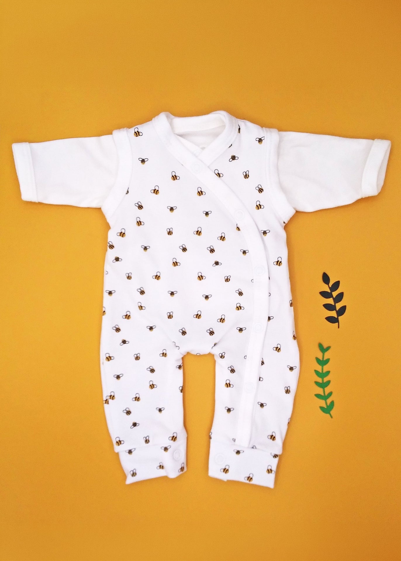 Dungaree & Top Set, Buzzy Bees Dungaree Tiny & Small 