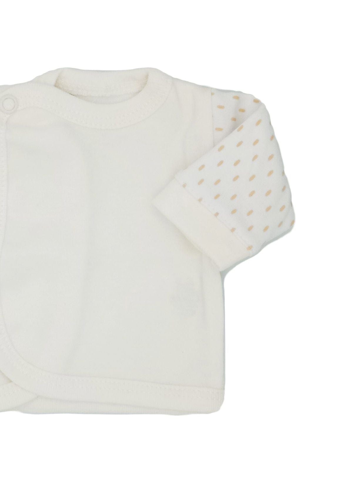 Early Baby Wraparound Top, Cream EEVI