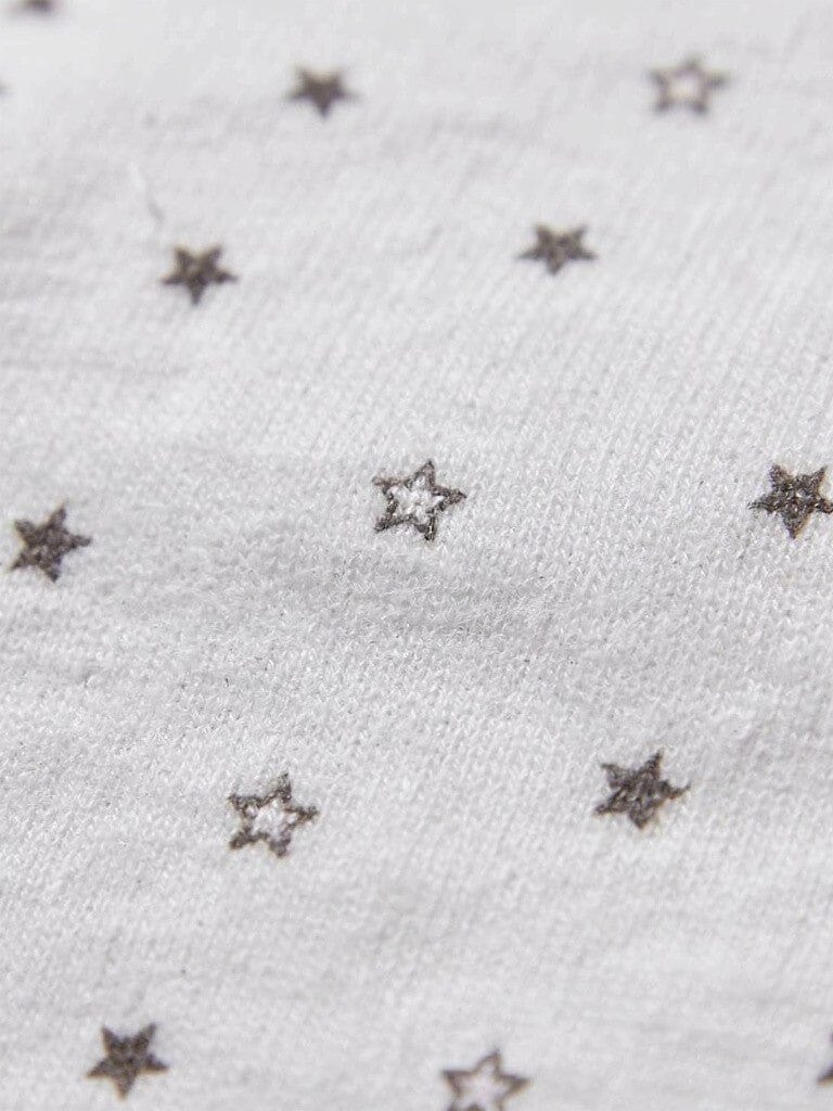 White Starry Snowsuit, Bear Ears on Hood Snowsuit / Pramsuit Dandelion 