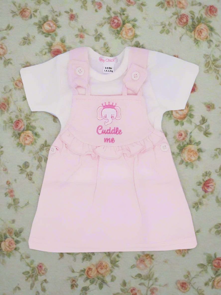 "Cuddle Me" Top & Dress Set Tiny Chick