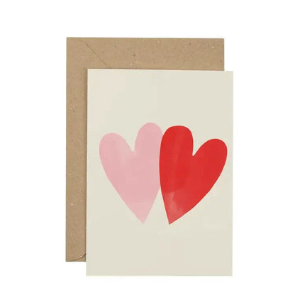 Cards & Message Cards & Gift Wrap Little Mouse Baby Clothing & Gifts Two Hearts Card 