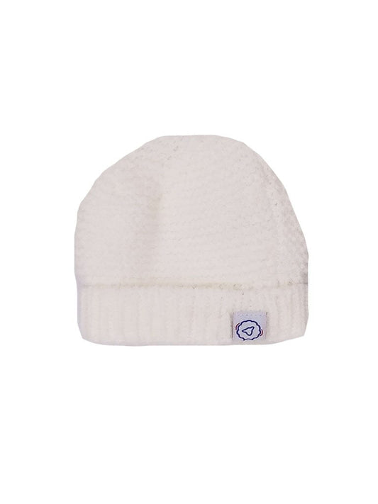 Knitted Baby Hat - Ecru Hat La Manufacture de Layette 
