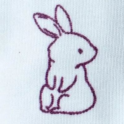 Premature Baby Girl Bodysuit, Flower Bunny - NEEDS PHOTOS Bodysuit / Vest Tiny & Small 